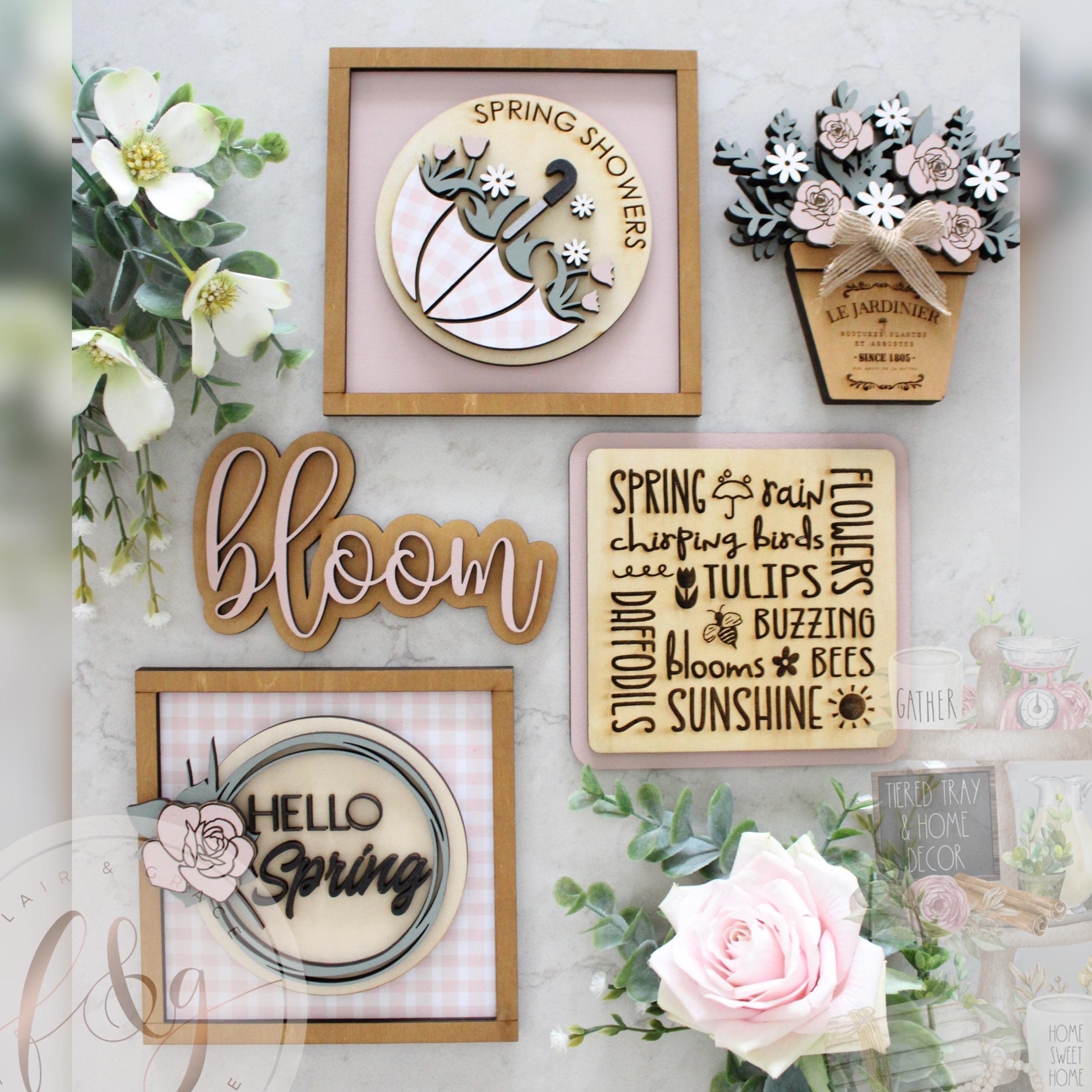 Springtime Bliss Spring Bliss Collection - 5 Piece Base Set - Etsy