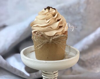 Coffee Fake Cupcake / Faux Cupcake / Fake Bake