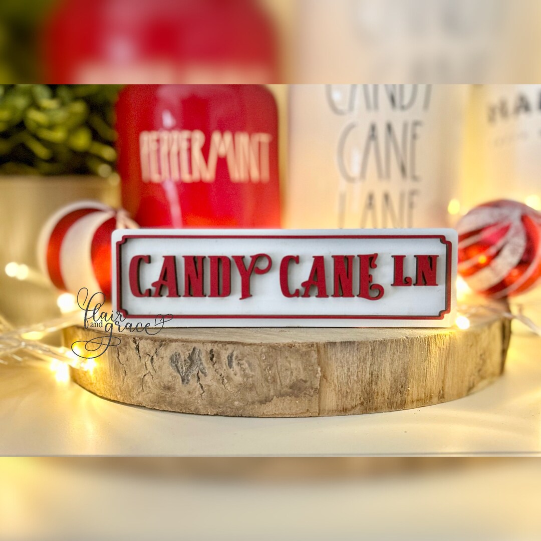 The Candy Cane Lane Collection Candy Cane Ln Etsy