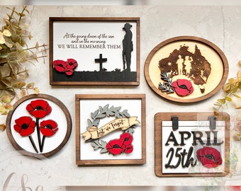 Poppy Day Collection - 5 piece Base Set