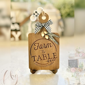 Farmhouse Collection - Farm to Table Board Sign