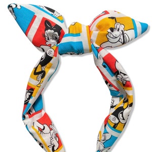 Mickey and Friends Tiles Knotted Headband