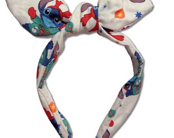 Stitch Holiday Knotted Headband