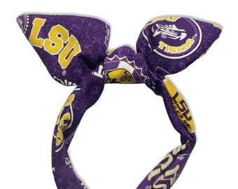 Louisiana State University LSU Icons Knotted Headband