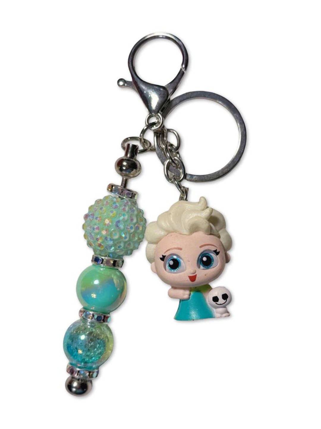 Frozen Queen Beaded Keychain | Handmade Beaded Keychain | Fun Character ...