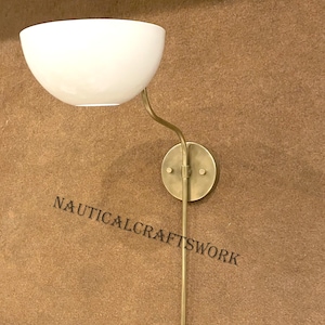 Brass Bedside Wall Light | Mid Century Wall Sconce | Contemporary Wall Lighting Fixture | Kitchen Wall Lamp
