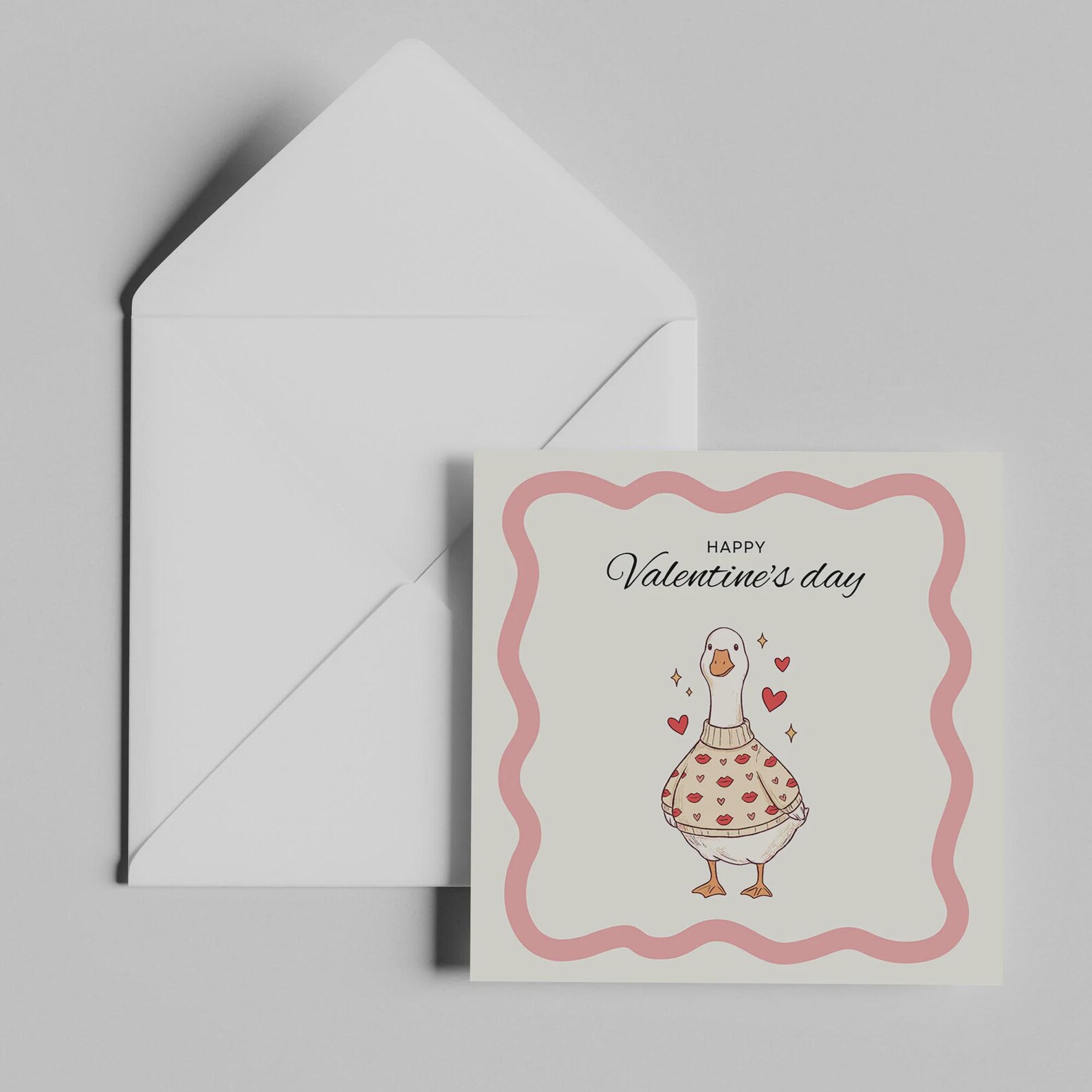 Cute Duck Valentines Day Card, Valentine Card, Funny Love Card - Etsy