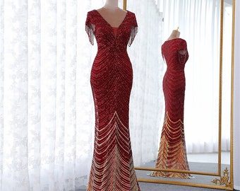 Custom Gown Dress Evening dress evening gown for women green red black Prom Dress Prom Dress Prom Gown Ball Gown dress sleeveless