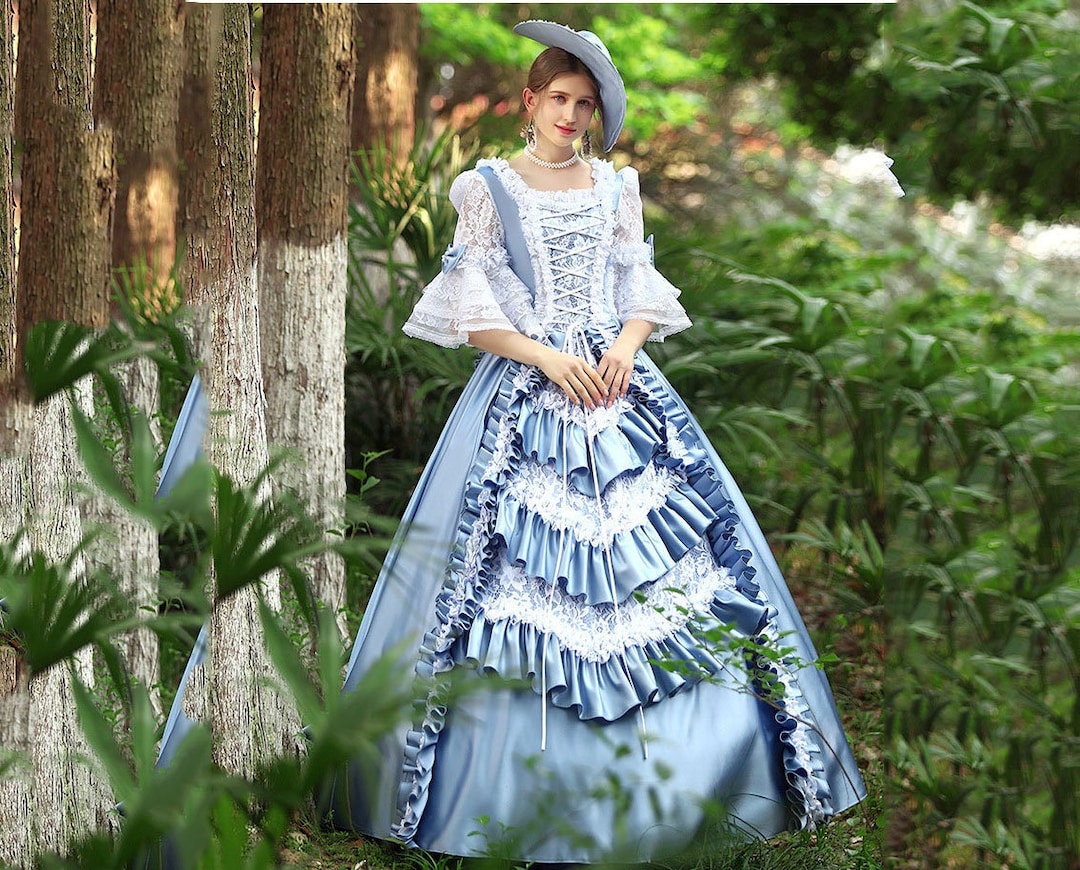 Custom Gown Costume Victorian Dress Gown Vintage Costume Dress Gown for