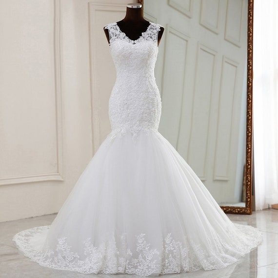 Etsy custom wedding dress cheap