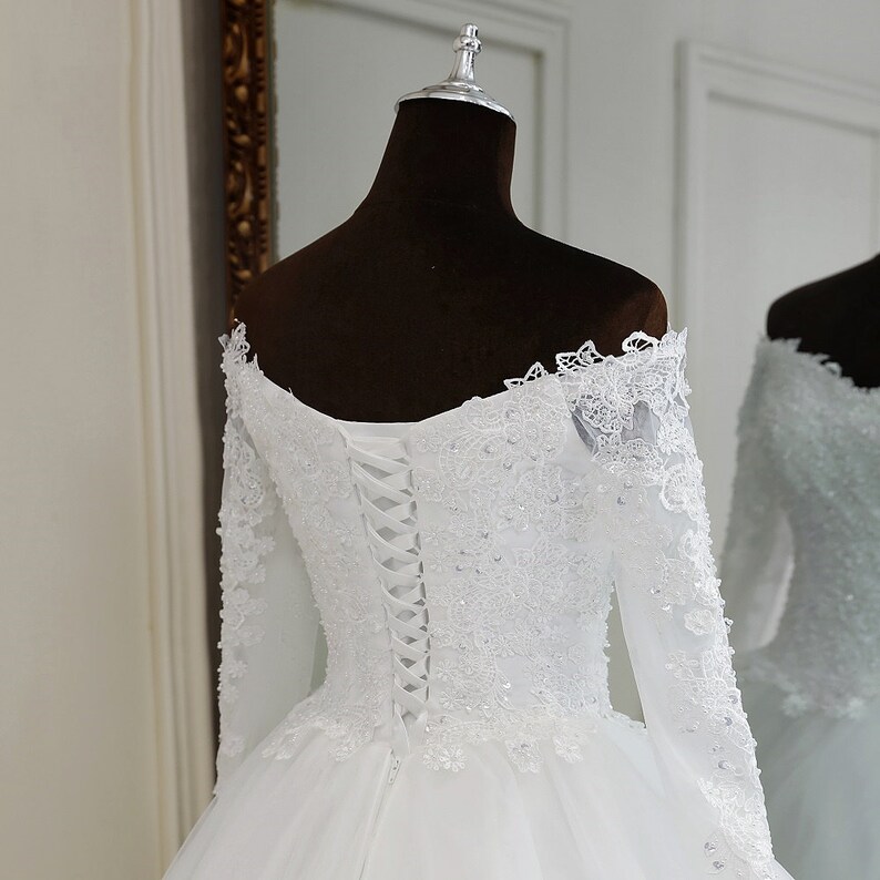 Custom Wedding Dress Elegant Wedding Dress Floor Length Custom - Etsy