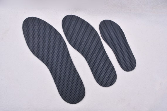 Non-Slip Rubber Shoe Soles | Flexible 4mm Thick | Ideal for Hand Sewing | Choose Size | 1 Pair