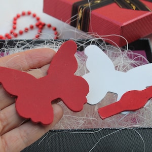 Leather Butterfly DIY Kit – Handmade Set of 2 Pieces for Jewelry, Hair Clips, Scrapbooking, Decor – Choose Your Colors!