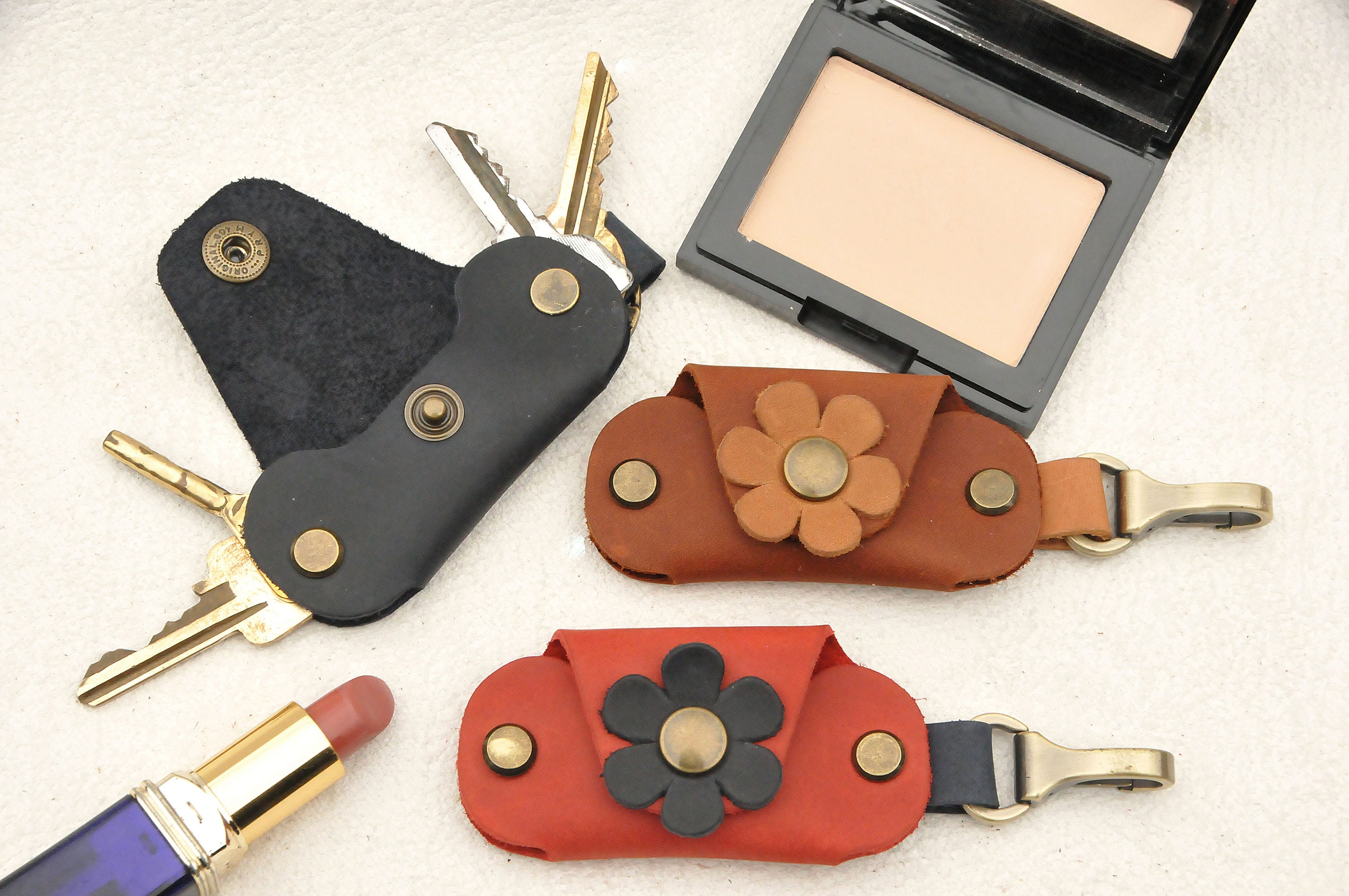 Leather Woman Key Holder Leather Key Organizer Leather Etsy