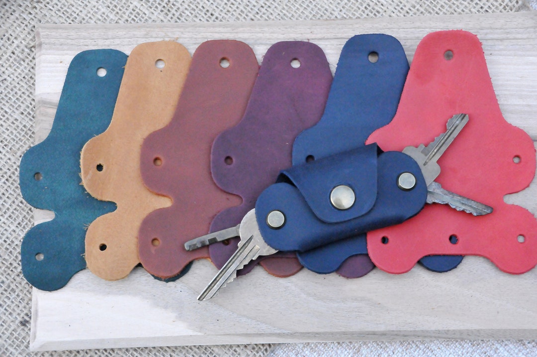 DIY Leather Key Holder Key Folder Die CUT Leather Key Etsy