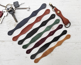 DIY Leather Keychain Kit – Precut & Prepunched Craft Project