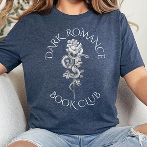 Dark Romance Club Shirt, Romance Book Lover Gift for Her, Book Lover Shirt, Bookish Shirt, Morally Grey Shirt, Book Shirt, Spicy Reader
