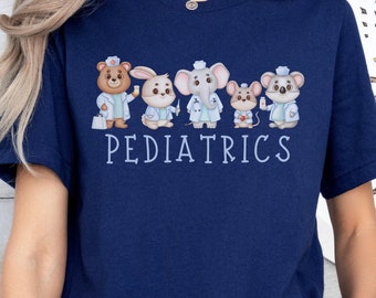 Pediatric Nurse Shirt, Pediatric T-Shirt, Nurse Tee, Nursing Shirt, Pediatrics Shirt, Nurse T-Shirt, Gift for Nurse, Pediatric Doctor Shirt