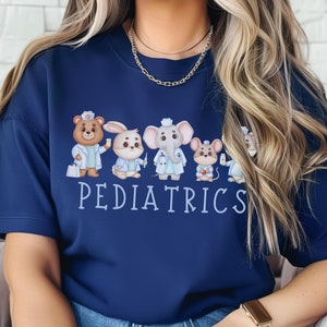 Pediatric Nurse Shirt, Pediatric TShirt, Nurse Tee, Comfort Colors, Pediatrics Shirt, PEDS Nurse T-Shirt, Nurse Gift, Pediatric Doctor Shirt