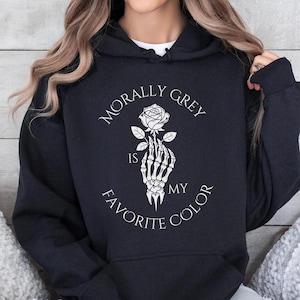 Morally Grey Shirt, Spicy Reader Hoodie, Book Lover Shirt, Dark Romance Reader, Bookish Shirt, Romance Book Lover Gift for Her, Book Shirt