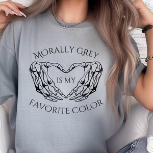Comfort Color Dark Romance Tee, Morally Grey Shirt, Bookish Shirt, Book Lover Shirt, Romance Book Lover Gift for Her, Spicy Reader Shirt
