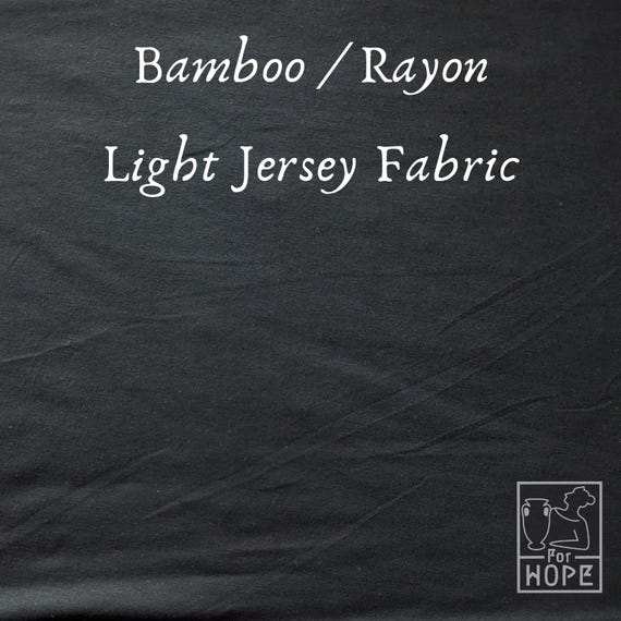 BLACK JERSEY Solid Fabric | by the Yard | Bamboo/rayon Knit | Sewing USA  Quilt | Vibrant Solid | Jersey Knit - Etsy