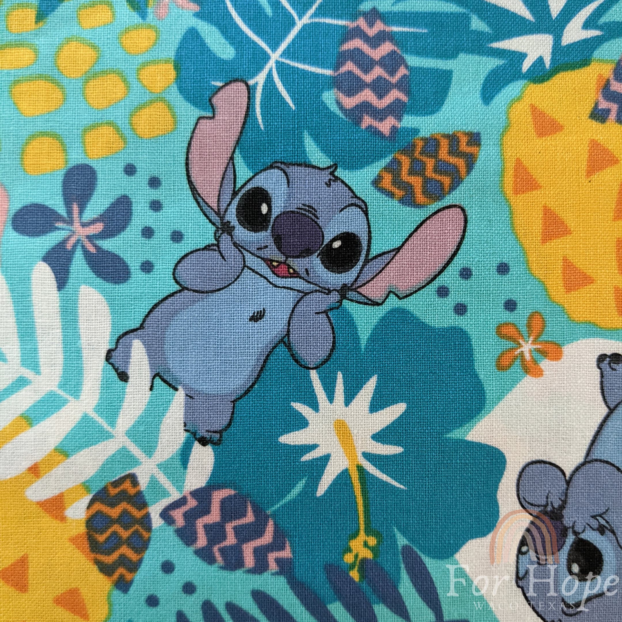 Disney LILO y stitch fabric / 100 por ciento algodón tejido / Etsy