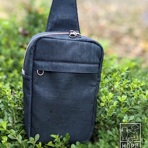 FOREST CROSSBODY SLING bag for women | Sling w Adj Strap | Eco-Friendly Purse| Sustainable Natural Vegan| Sandhill Sling| Gift Mom Wife Girl