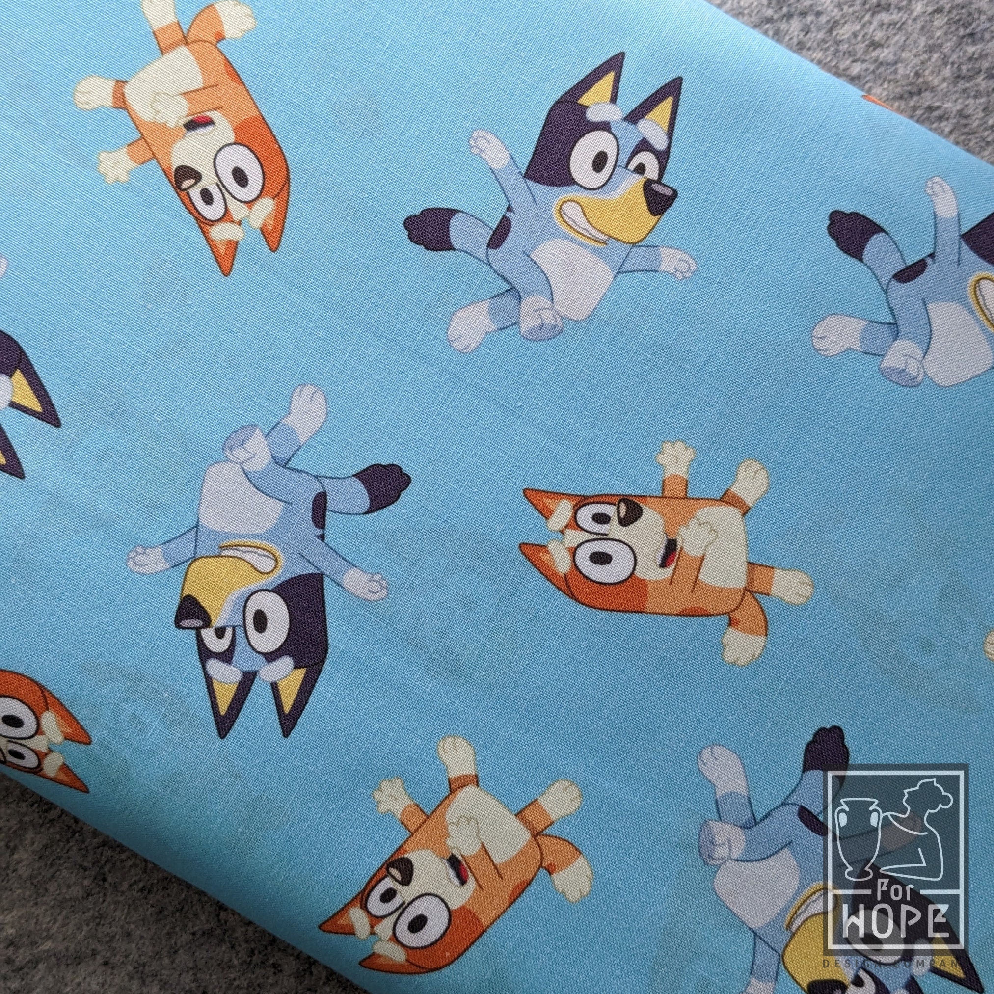Bluey Family Fabric by the Yard, Springs Creative, Kids Fabric, Licensed  Fabric, 100% Quilting Cotton, Fat Quarters 