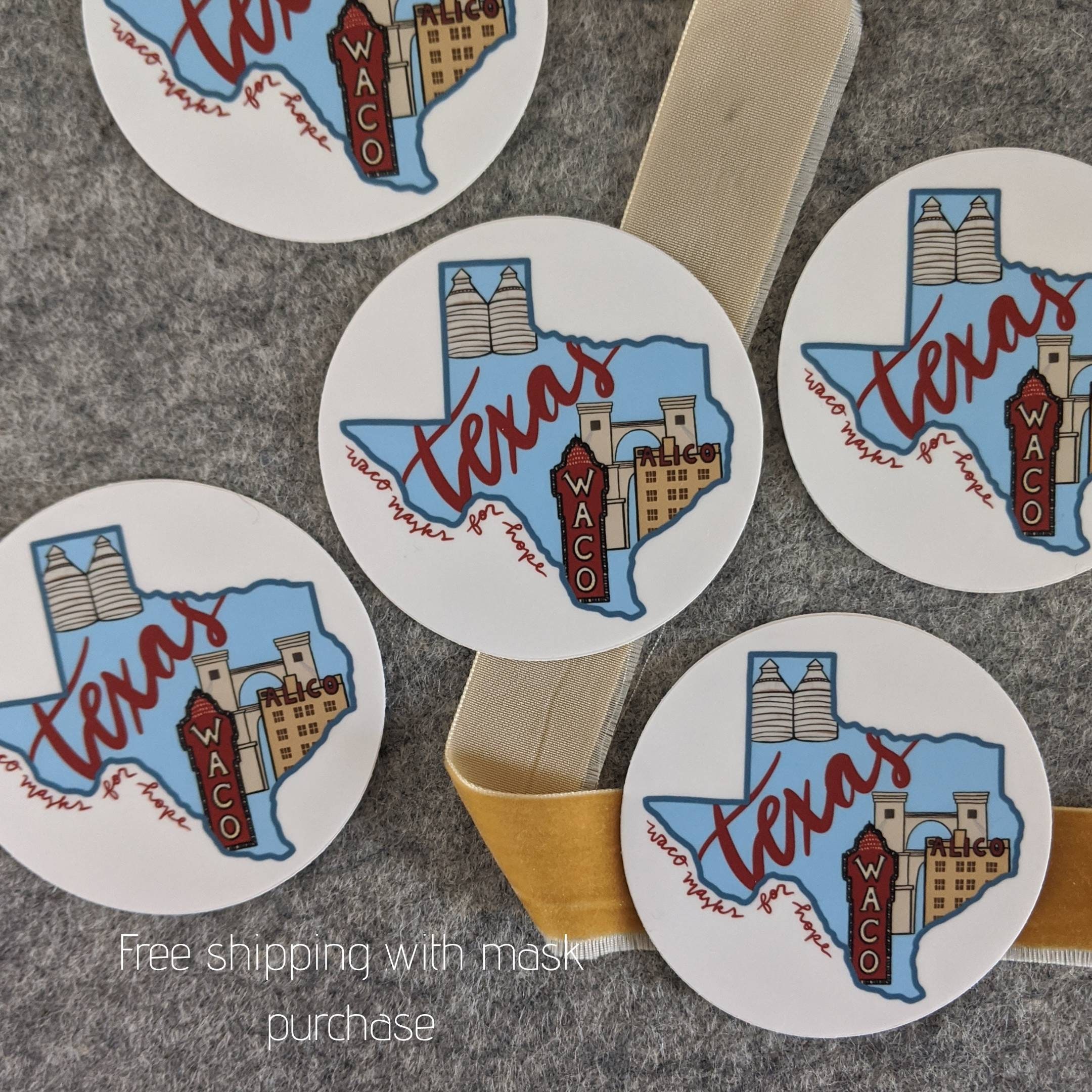 Waco Sticker Texas Sticker Vinyl Sticker Tx Sticker Etsy