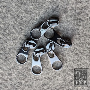 GUNMETAL ritssluiting, maat 5 | 25, 10, 5 en 1 telling | Naaibenodigdheden voor het maken van tassen | Nylon ritssluitingstape | Ronde treklipje met ritssluiting