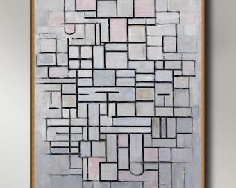 Piet Mondrian composition no iv (1914)  INSTANT DOWNLOAD ultra-hi-res XL 300dpi print-ready digital files in 5 ratios