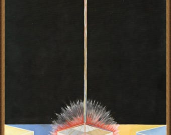 Hilma af Klint, Group IX, The Dove, No.3, 1915 - A4 / A3 reproduction fine art print. Heavyweight textured paper, archival inks