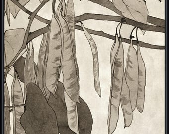 Hannah Borger Overbeck, Red Bud, A4 / A3 / A2 / A1 / A0  Premium Matte Fine Art Poster, Art Gift, Japanese print, Unframed/Framed