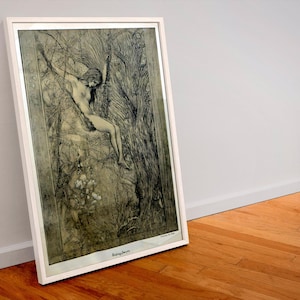 Vintage Art Nouveau print (021) 19th c German Jugendstil, museum-quality 250gsm matte paper giclée print /art canvas / unframed / framed.