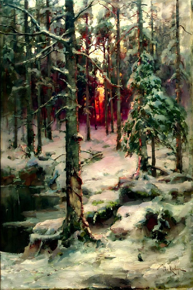 12 postales de Julius Klever: un conjunto de 12 miniimpresiones del tamaño de una postal artística reproducida en tarjeta fotográfica mate de primera calidad de 300 g/m². imagen 4