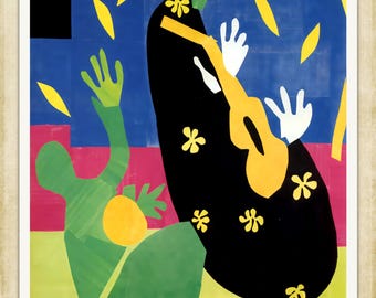 Henri Matisse, Sorrow of the King, 1952, A4 / A3 reproduction fine art print. Heavyweight matte art paper, archival inks