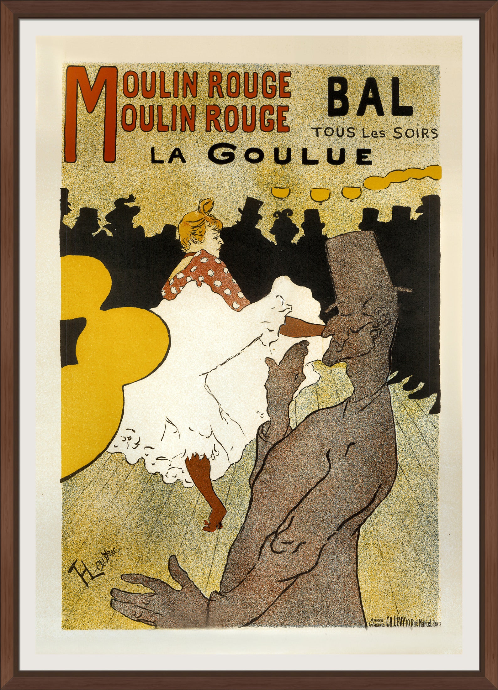 Henri De Toulouse-lautrec La Goulue Late 19th C A4 / A3 - Etsy UK