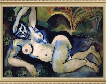 Henri Matisse, The Blue, 1907 -  A4 / A3 reproduction fine art print. Heavyweight paper, archival inks