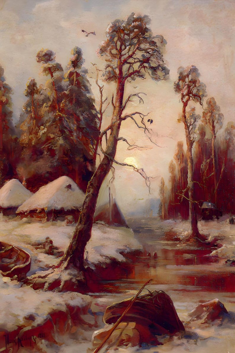 12 postales de Julius Klever: un conjunto de 12 miniimpresiones del tamaño de una postal artística reproducida en tarjeta fotográfica mate de primera calidad de 300 g/m². imagen 12