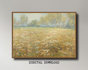 Egbert Rubertus Derk Schaap, Meadow in Bloom (1913) , INSTANT DOWNLOAD ultra-hi-res XL 300dpi print-ready digital files in 5 ratios
