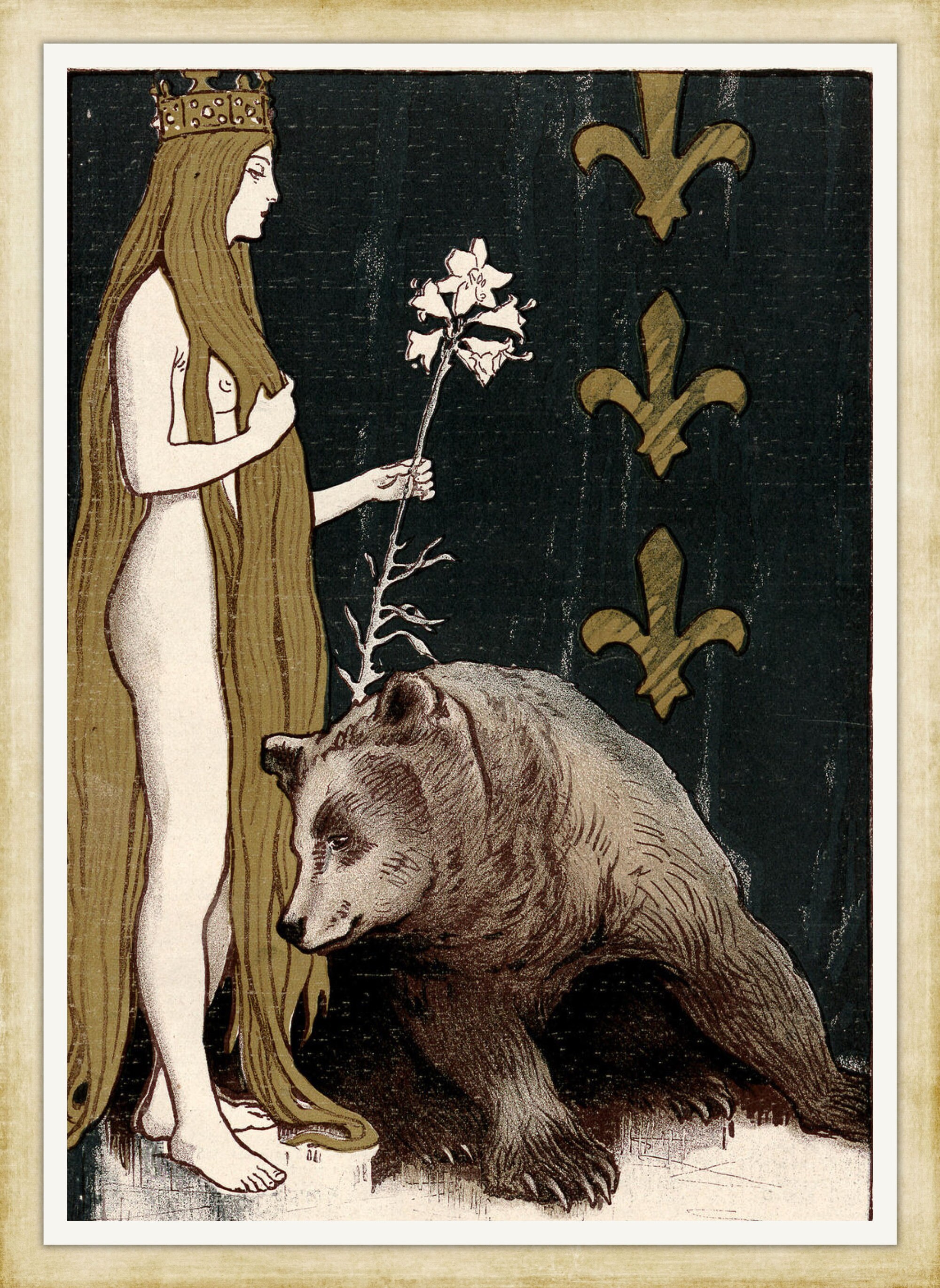 6 X A4 Vintage Art Nouveau Prints a Set of Six 1890s German Etsy