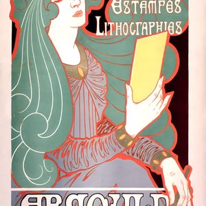 12 postales vintage de la Belle Époque francesa: un conjunto de 12 mini impresiones individuales del tamaño de una postal, de reproducciones artísticas de finales del siglo XIX y principios del XX. imagen 5