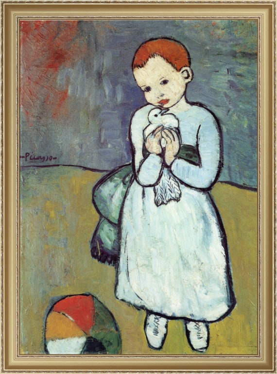 Pablo Picasso. A une jeune fille qui cueillait des fleurs