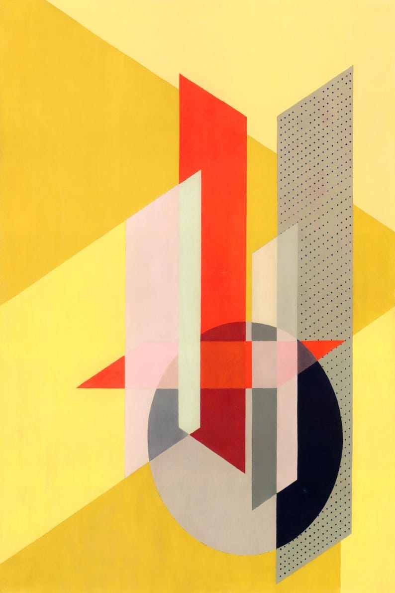 12 postales Bauhaus: un conjunto de 12 miniimpresiones del tamaño de una postal artística reproducida en cartulina mate de 300 g/m² de primera calidad. imagen 12