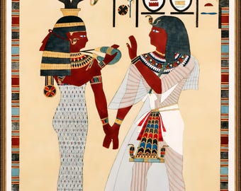 Giovanni Belzoni, The Goddess Isis,  museum-quality 250gsm matte paper giclée print /art canvas / unframed / framed