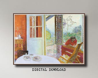 Pierre Bonnard, Dining Room in the Country (1913), INSTANT DOWNLOAD ultra-hi-res XL 300dpi print-ready digital files in 5 ratios