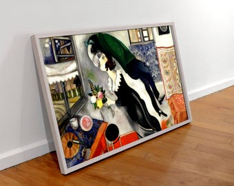 Marc Chagall, The Birthday, museum-quality giclée print unframed/ framed /premium poster/art canvas