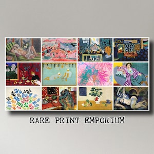 12 cartoline di Henri Matisse III – un set di 12 riproduzioni artistiche in formato cartolina in mini-stampe - carta fotografica opaca di qualità premium da 300 gsm