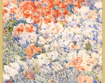 Childe Hassam, The Island Garden, A4 / A3 / A2 / A1 / A0  Premium Matte Fine Art Poster Wall Art Gift, Floral art, Unframed/Framed
